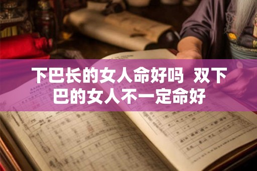 下巴长的女人命好吗  双下巴的女人不一定命好