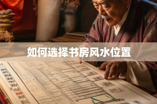 如何选择书房风水位置