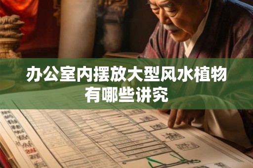 办公室内摆放大型风水植物有哪些讲究