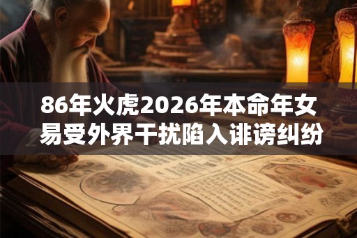 86年火虎2026年本命年女 易受外界干扰陷入诽谤纠纷 86年火虎2026年本命年女 易受外界干扰陷入诽谤纠纷