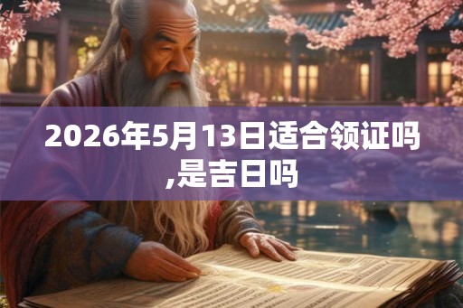 2026年5月13日适合领证吗,是吉日吗