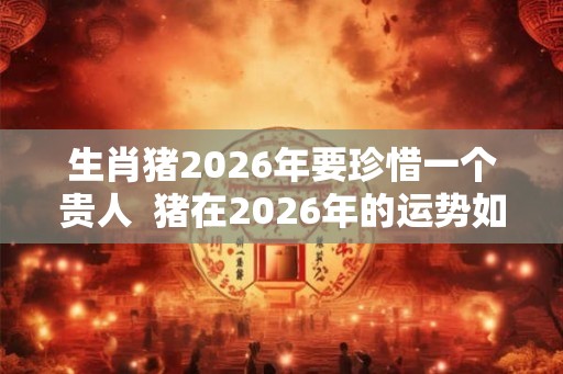 生肖猪2026年要珍惜一个贵人  猪在2026年的运势如何