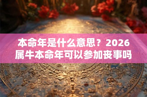 本命年是什么意思？2026属牛本命年可以参加丧事吗？