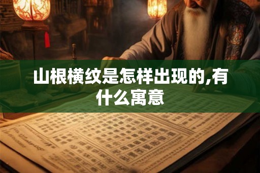 山根横纹是怎样出现的,有什么寓意 山根横纹是怎样出现的,有什么寓意