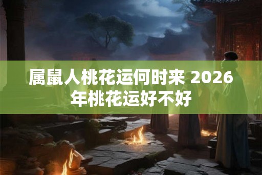 属鼠人桃花运何时来 2026年桃花运好不好