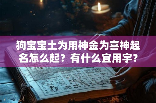 狗宝宝土为用神金为喜神起名怎么起？有什么宜用字？