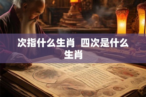 次指什么生肖  四次是什么生肖