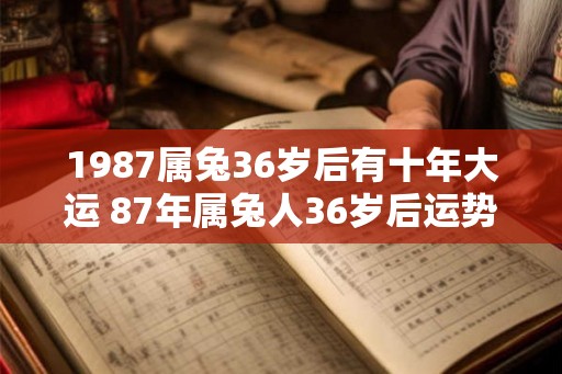 1987属兔36岁后有十年大运 87年属兔人36岁后运势走向 1987属兔36岁后有十年大运 87年属兔人36岁后运势走向