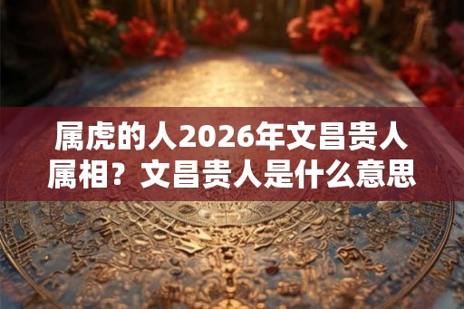 属虎的人2026年文昌贵人属相？文昌贵人是什么意思？