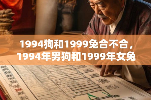 1994狗和1999兔合不合，1994年男狗和1999年女兔结合好吗
