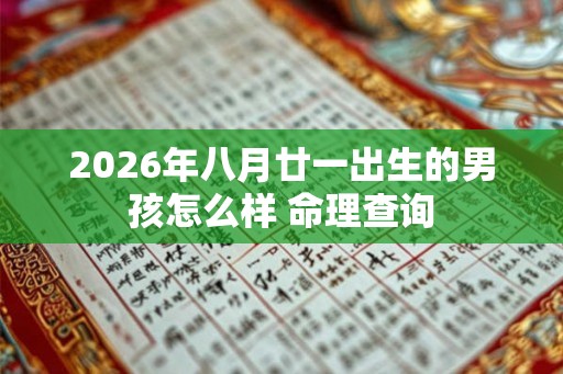 2026年八月廿一出生的男孩怎么样 命理查询 2026年八月廿一出生的男孩怎么样 命理查询
