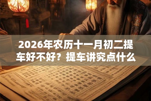 2026年农历十一月初二提车好不好？提车讲究点什么？