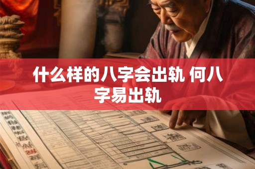 什么样的八字会出轨 何八字易出轨 什么样的八字会出轨 何八字易出轨