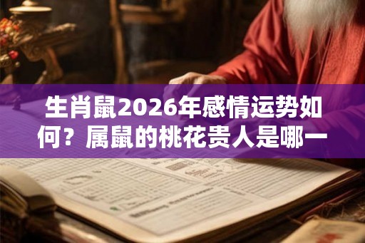 生肖鼠2026年感情运势如何？属鼠的桃花贵人是哪一个