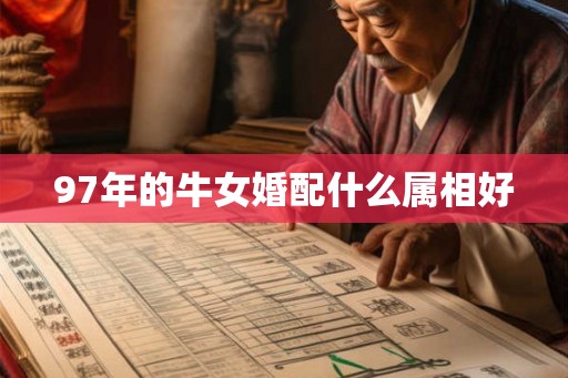 97年的牛女婚配什么属相好