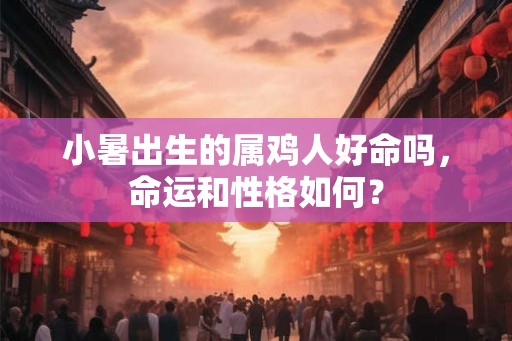 小暑出生的属鸡人好命吗,命运和性格如何? 小暑出生的属鸡人好命吗,命运和性格如何?