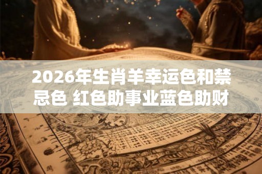 2026年生肖羊幸运色和禁忌色 红色助事业蓝色助财