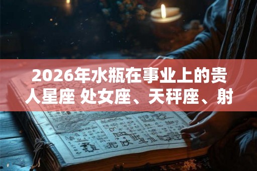 2026年水瓶在事业上的贵人星座 处女座、天秤座、射手座