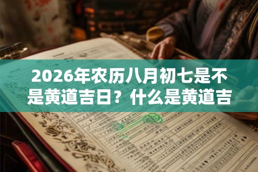 2026年农历八月初七是不是黄道吉日？什么是黄道吉日呢？