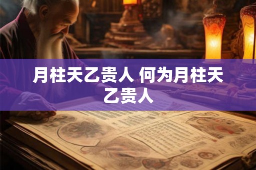 月柱天乙贵人 何为月柱天乙贵人 月柱天乙贵人 何为月柱天乙贵人