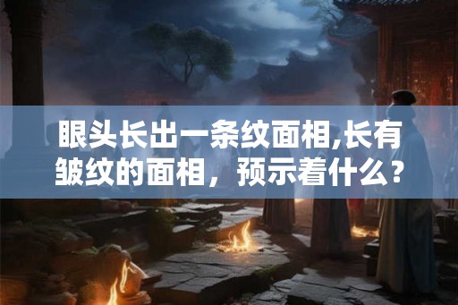 眼头长出一条纹面相,长有皱纹的面相，预示着什么？