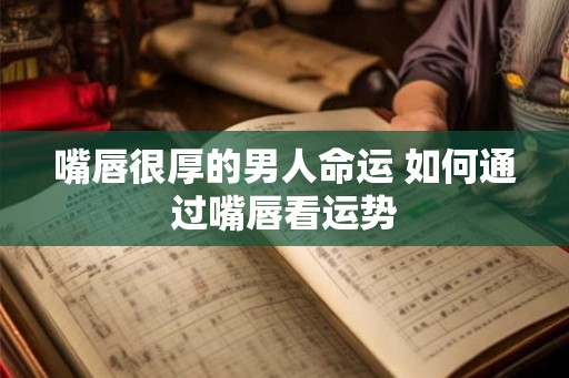 嘴唇很厚的男人命运 如何通过嘴唇看运势 嘴唇很厚的男人命运 如何通过嘴唇看运势