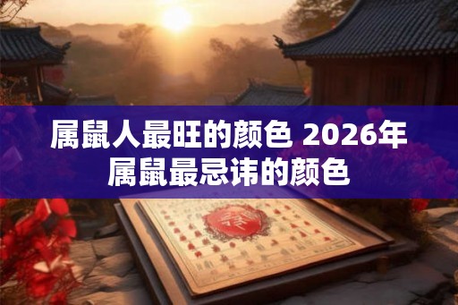 属鼠人最旺的颜色 2026年属鼠最忌讳的颜色