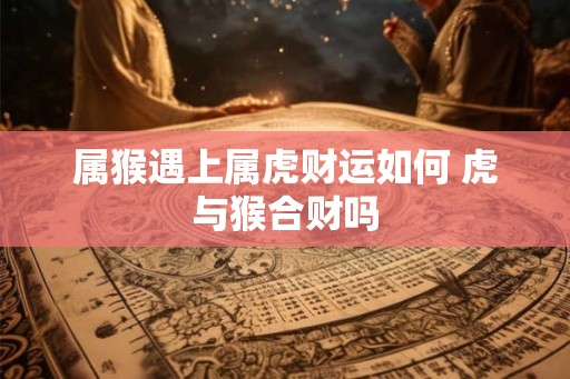 属猴遇上属虎财运如何 虎与猴合财吗 属猴遇上属虎财运如何 虎与猴合财吗