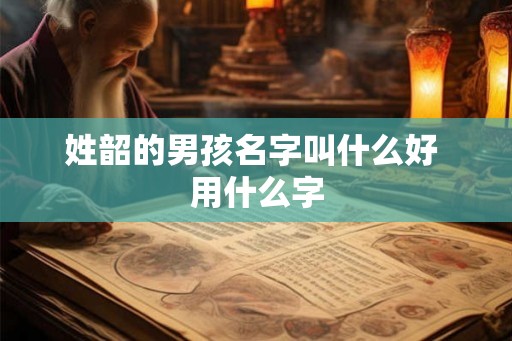 姓韶的男孩名字叫什么好 用什么字