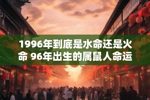 1996年到底是水命还是火命 96年出生的属鼠人命运如何