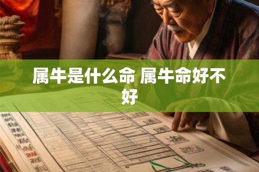属牛是什么命 属牛命好不好