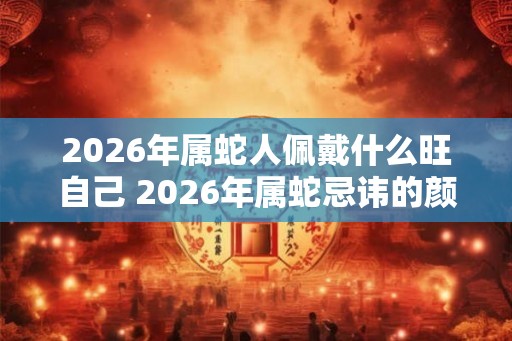 2026年属蛇人佩戴什么旺自己 2026年属蛇忌讳的颜色 2026年属蛇人佩戴什么旺自己 2026年属蛇忌讳的颜色