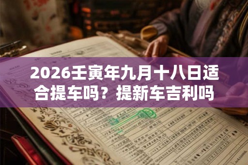 2026壬寅年九月十八日适合提车吗？提新车吉利吗