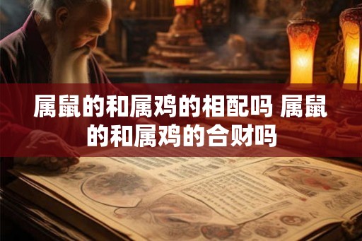 属鼠的和属鸡的相配吗 属鼠的和属鸡的合财吗 属鼠的和属鸡的相配吗 属鼠的和属鸡的合财吗