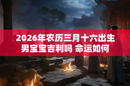 2026年农历三月十六出生男宝宝吉利吗 命运如何