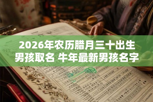 2026年农历腊月三十出生男孩取名 牛年最新男孩名字