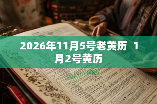 2026年11月5号老黄历 1月2号黄历 2026年11月5号老黄历 1月2号黄历