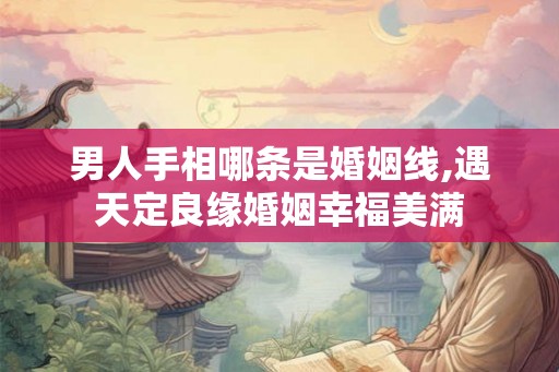 男人手相哪条是婚姻线,遇天定良缘婚姻幸福美满