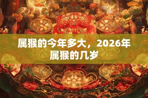 属猴的今年多大，2026年属猴的几岁