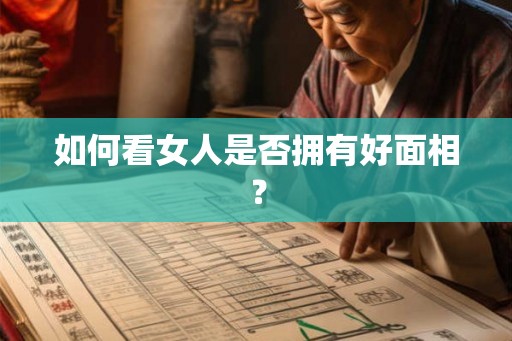 如何看女人是否拥有好面相？