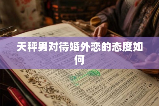 天秤男对待婚外恋的态度如何