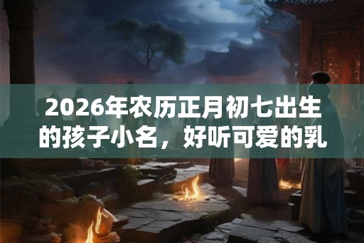 2026年农历正月初七出生的孩子小名，好听可爱的乳名推荐