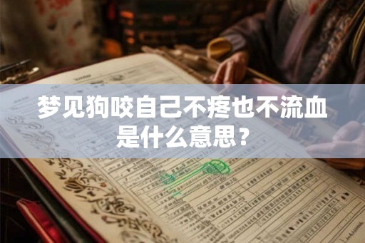 梦见狗咬自己不疼也不流血是什么意思？