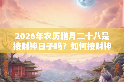 2026年农历腊月二十八是接财神日子吗？如何接财神？