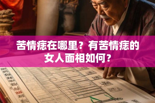 苦情痣在哪里？有苦情痣的女人面相如何？