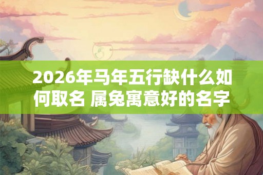 2026年马年五行缺什么如何取名 属兔寓意好的名字有哪些