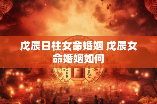 戊辰日柱女命婚姻 戊辰女命婚姻如何