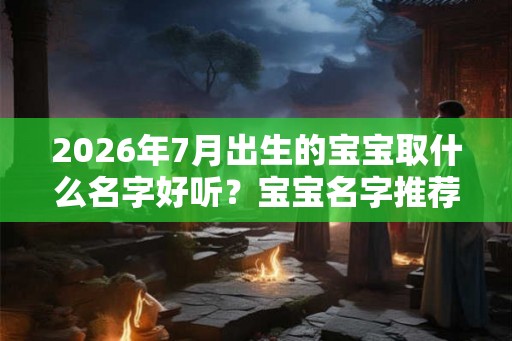 2026年7月出生的宝宝取什么名字好听？宝宝名字推荐