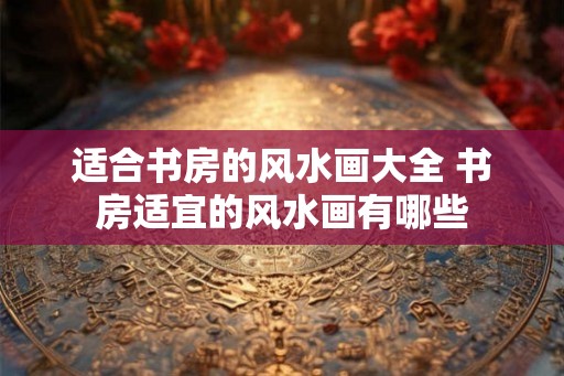 适合书房的风水画大全 书房适宜的风水画有哪些