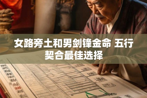 女路旁土和男剑锋金命 五行契合最佳选择
